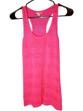 G by Guess Hot Pink Racerback Knit Tank